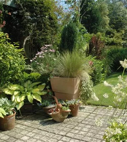 Die Terrasse als Garten - eine grüne Oase