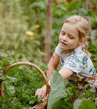 Jetzt kann geerntet werden! Kinder spielerisch einbeziehen