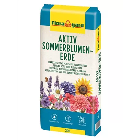 Floragard Aktiv Sommerblumen-Erde 