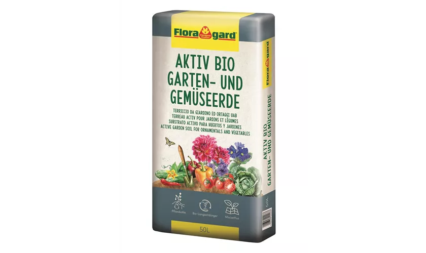 Floragard Aktiv Bio Garten- und Gemüseerde